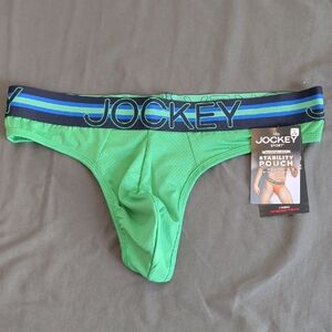 Jockey Sport® Stability Pouch Microfiber Thong - Size L (36"-38")